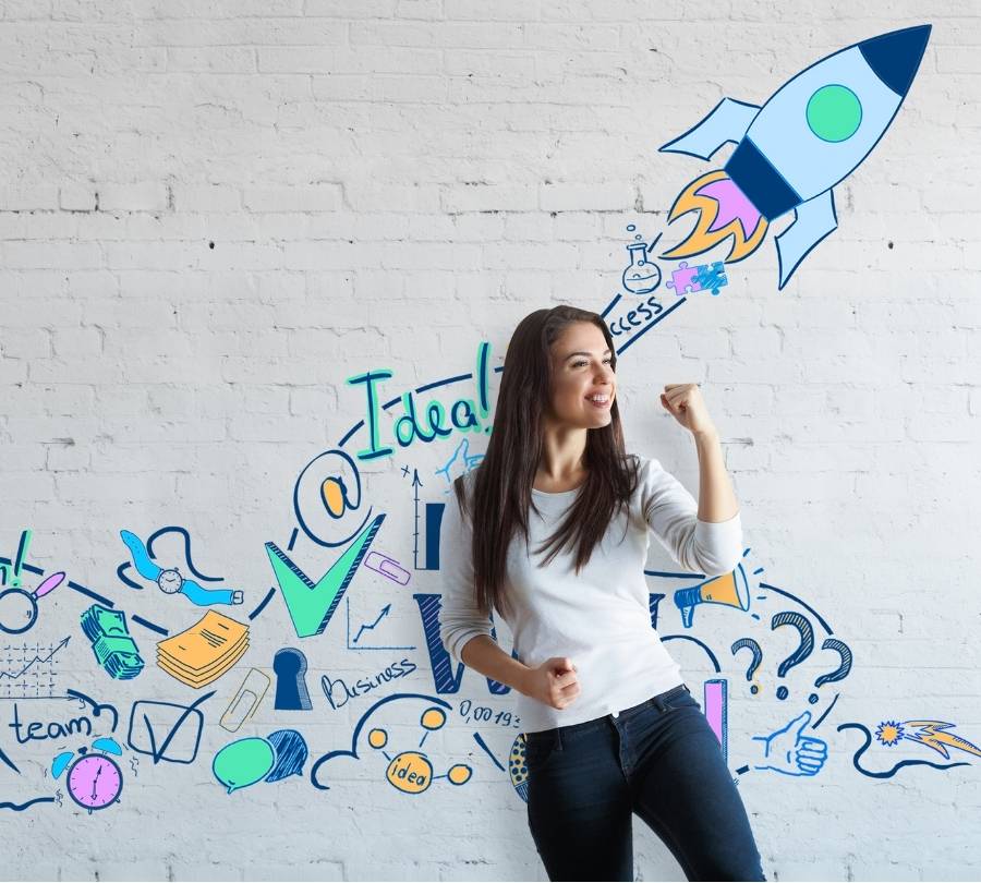 Femme entrepreneur qui suit la formation entrepreneur de la TPE avec Crescendo Tarbes